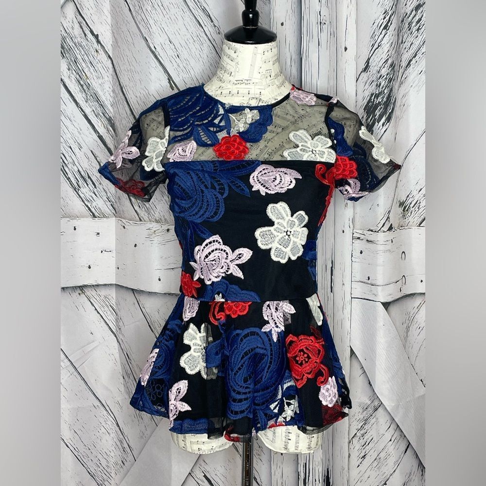 Parker Floral Dress Peplum Top